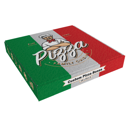 White Pizza Boxes with Custom Logo printed on top – CARTONBAR
